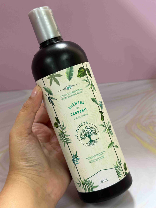 Shampoo de Cannabis y romero La Receta