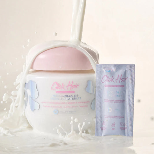 Mascarilla de Leche y Proteínas Línea Profesional Click Hair