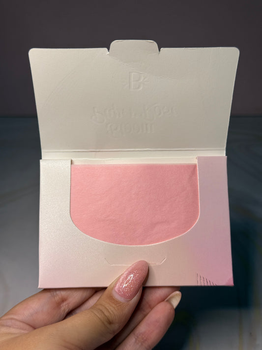 Papelitos antigrasa Bloom Paper Rose Bloomshell
