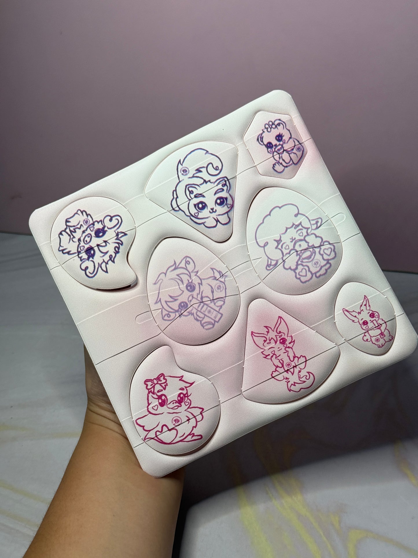 Bloom borlas animalitos puff x 8 Bloomshell