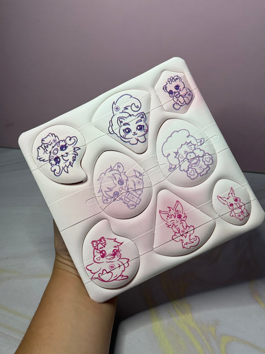 Bloom borlas animalitos puff x 8 Bloomshell