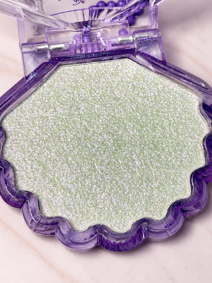 Iluminador compacto La Sirenita Ref Mystic Shine Ruby Rose