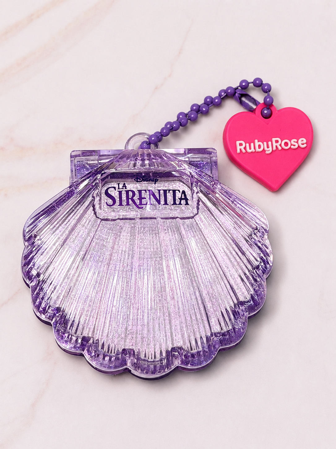 Iluminador compacto La Sirenita Ref Mystic Shine Ruby Rose