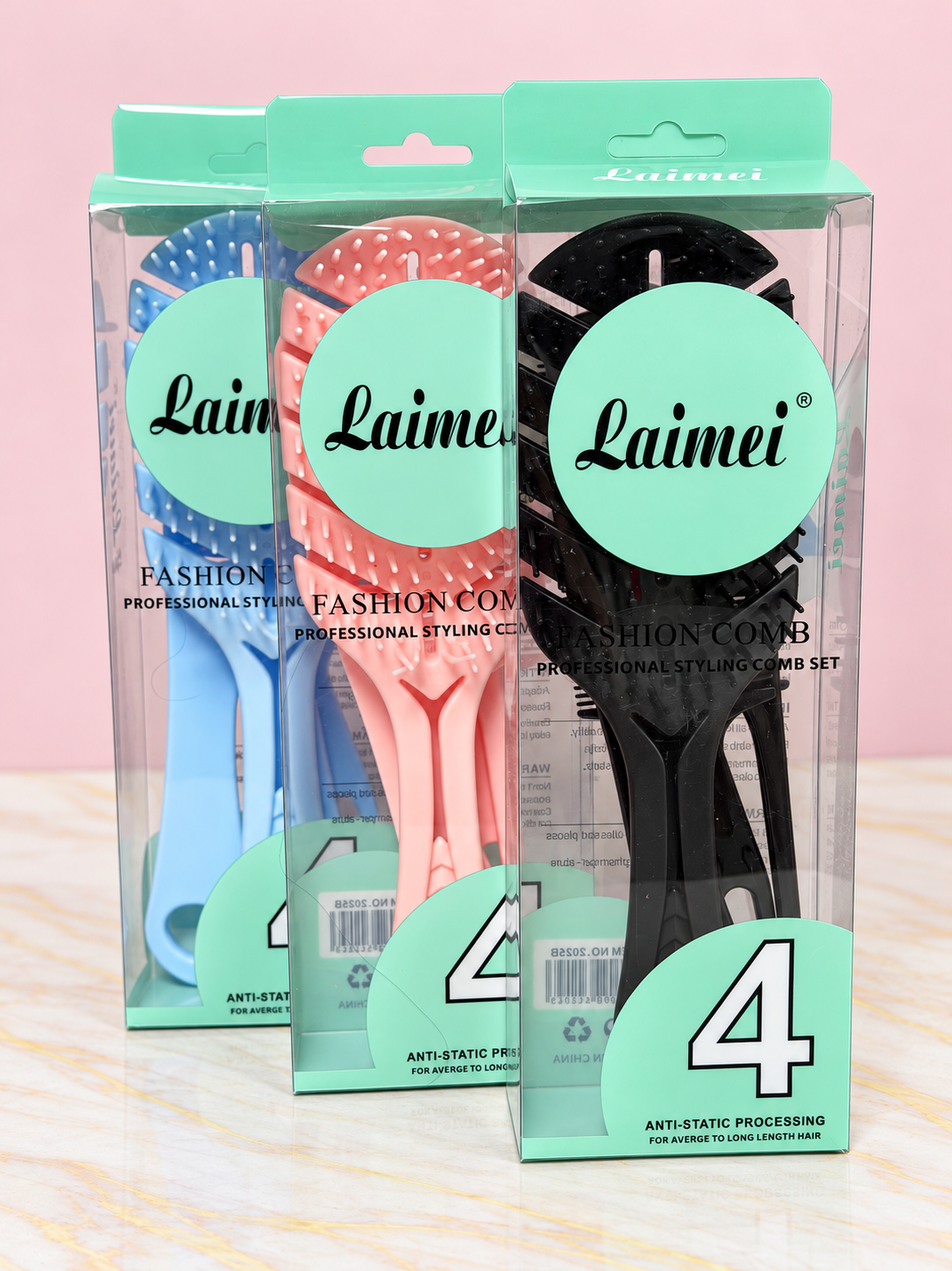 Kit de 4 Peinillas y Cepillo REF OH-26-073 Laimei
