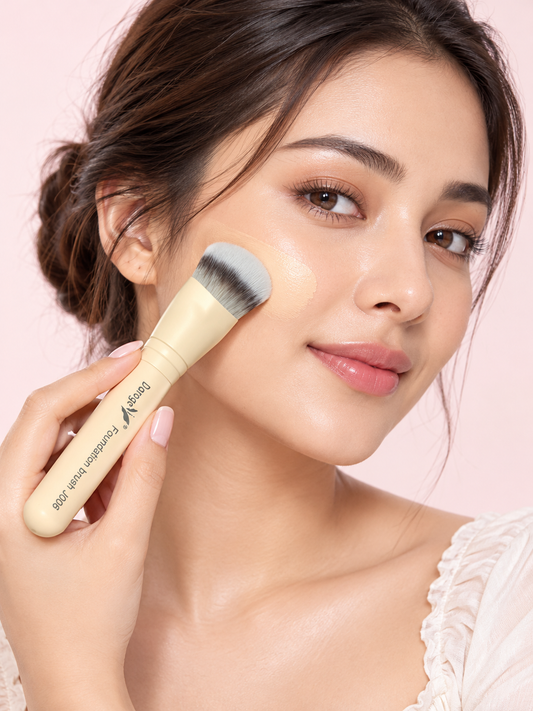 Brocha Color Beige para Base Foundation J006 REF OH-26-126 Daroge