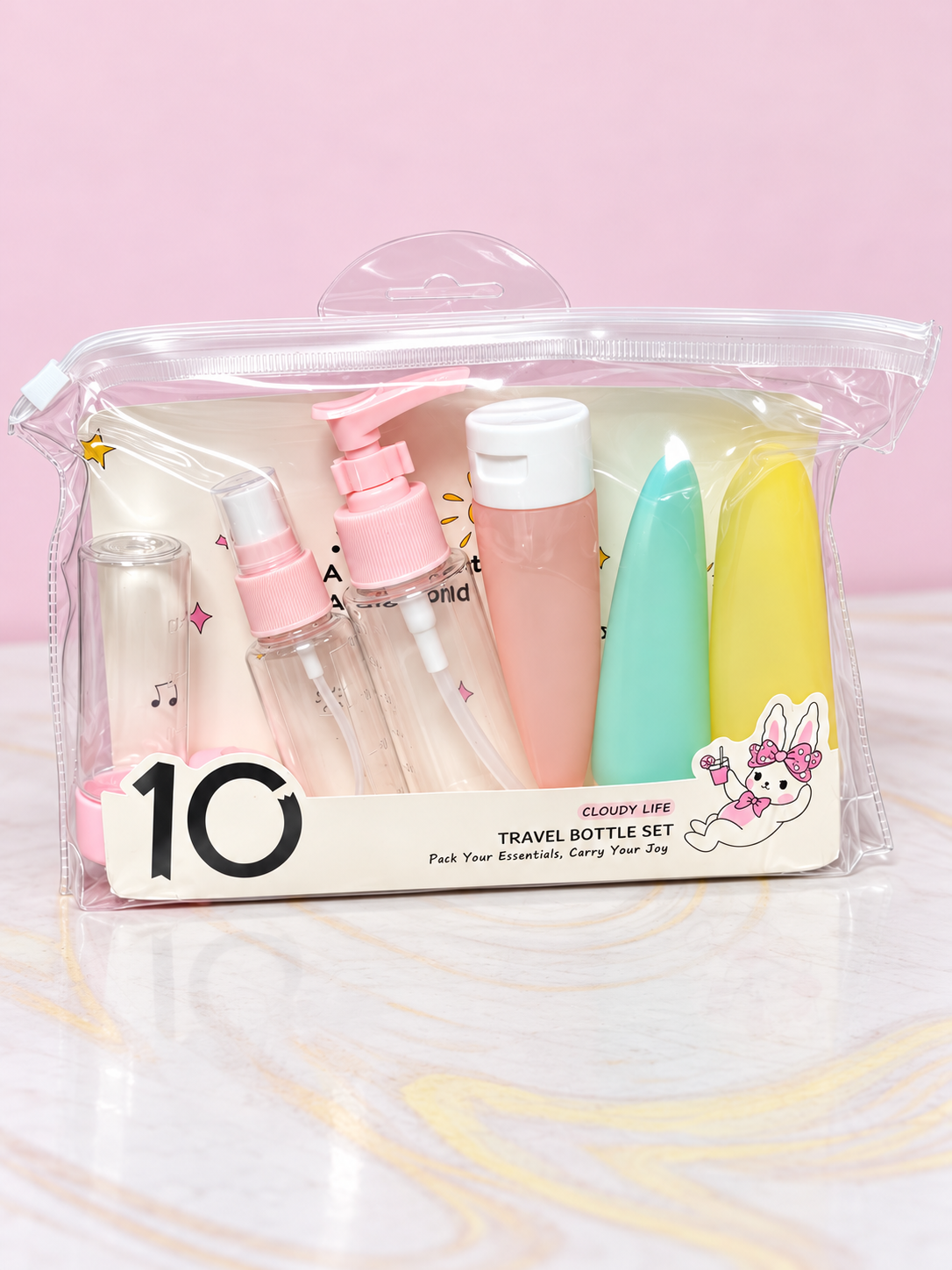 Kit de Tarritos Viajeros Colores Pastel REF OH-26-050
