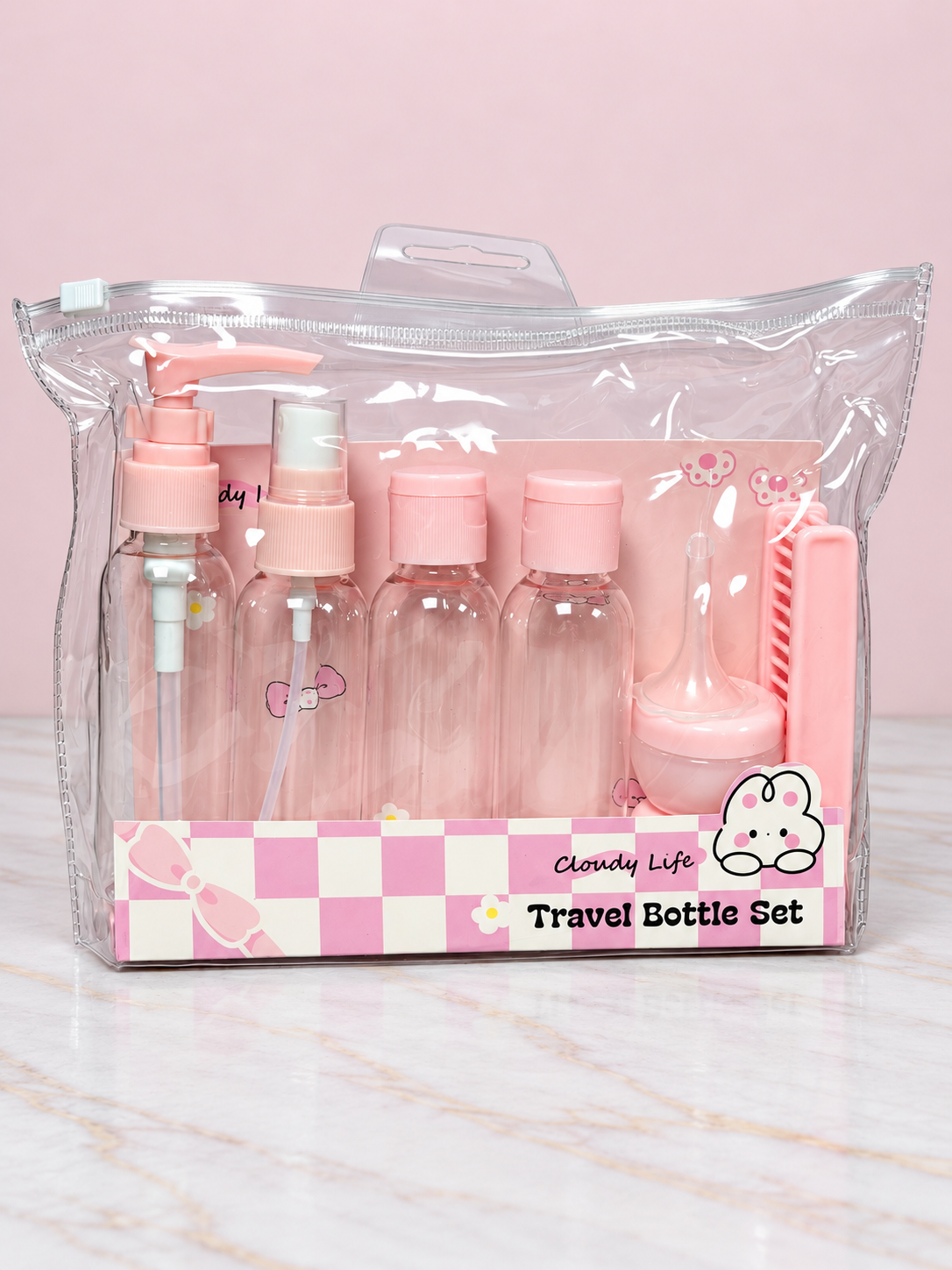 Kit x 6 tarros Viajeros Rosados REF OH-26-051