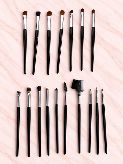 Kit Profesional Negro x 40 Brochas + Cosmetiquera Organizadora REF OH-26-094