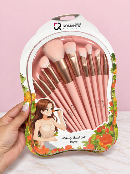 Kit x 10 Brochas Rosadas en Cajita REF OH-26-097
