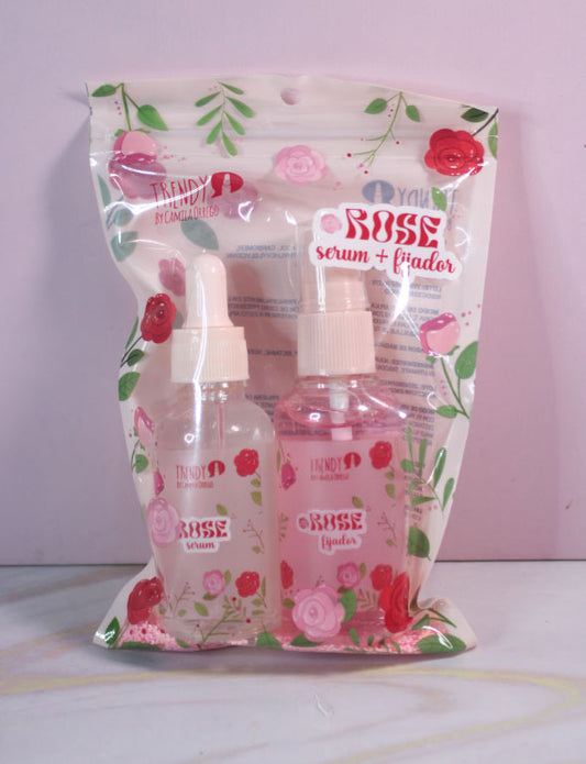Kit serum y fijador Rose Trendy