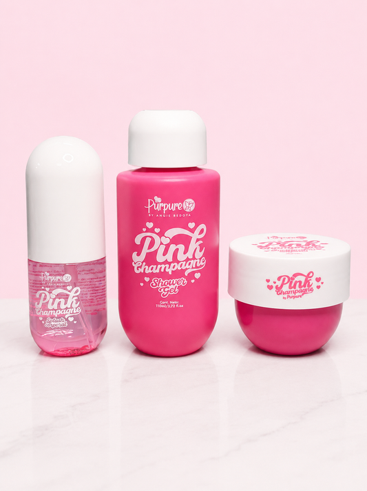 Kit Cartuchera Ref Pink Champagne Purpure