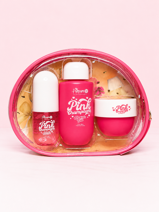 Kit Cartuchera Ref Pink Champagne Purpure