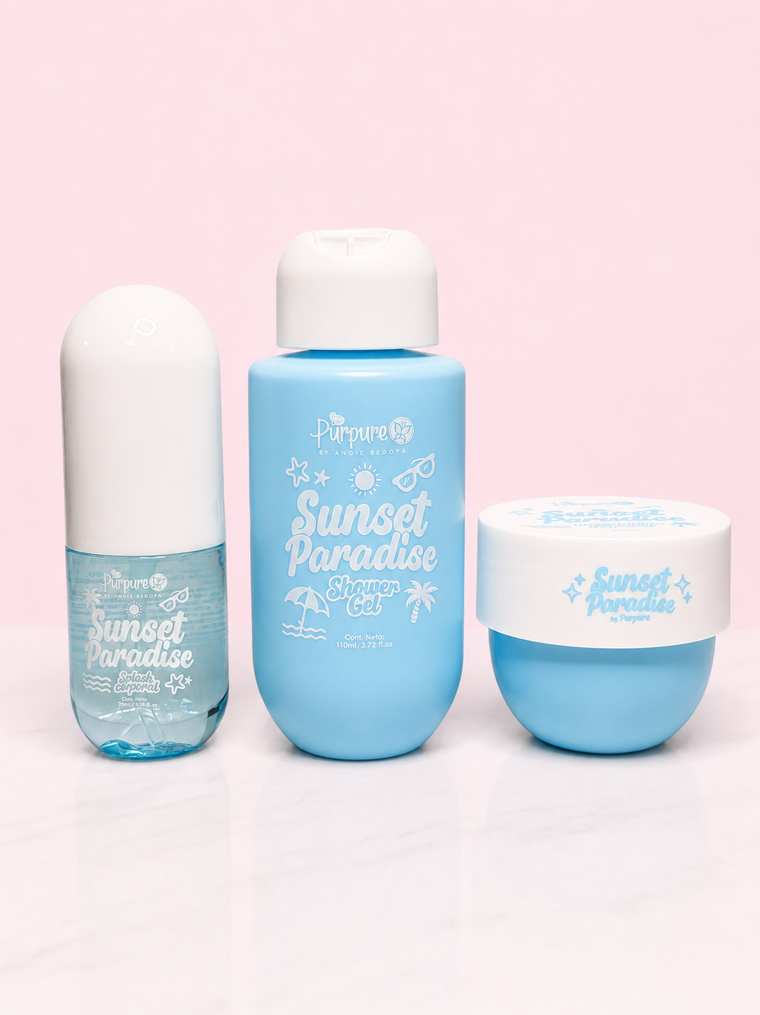 Kit Cartuchera Ref Sunset Paradise Purpure