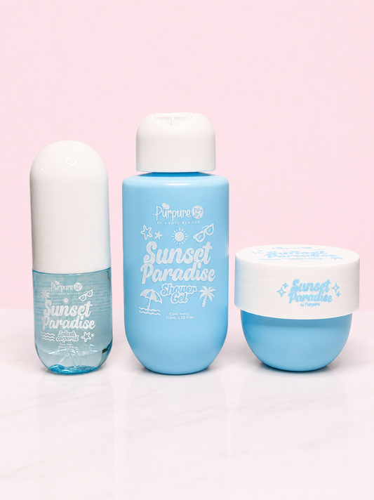 Kit Cartuchera Ref Sunset Paradise Purpure