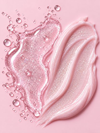 Kit amor y amistad ROSADO Splash + Mantequilla + Cadena Glow Shine By Yaja