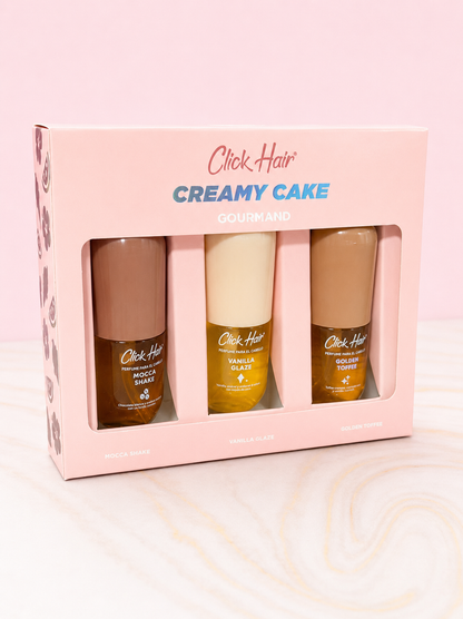 Kit perfumes minis CREAMY CAKE Mocca Shake, Vanilla Glaze, Golden Toffee) Click