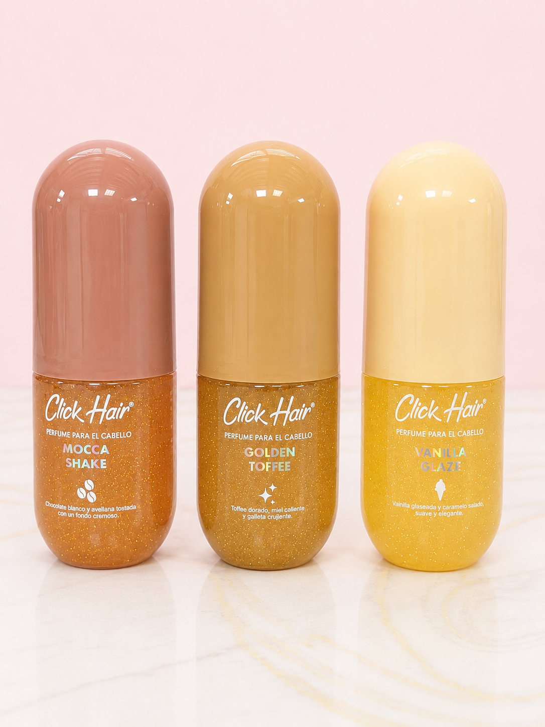 Kit perfumes minis CREAMY CAKE Mocca Shake, Vanilla Glaze, Golden Toffee) Click