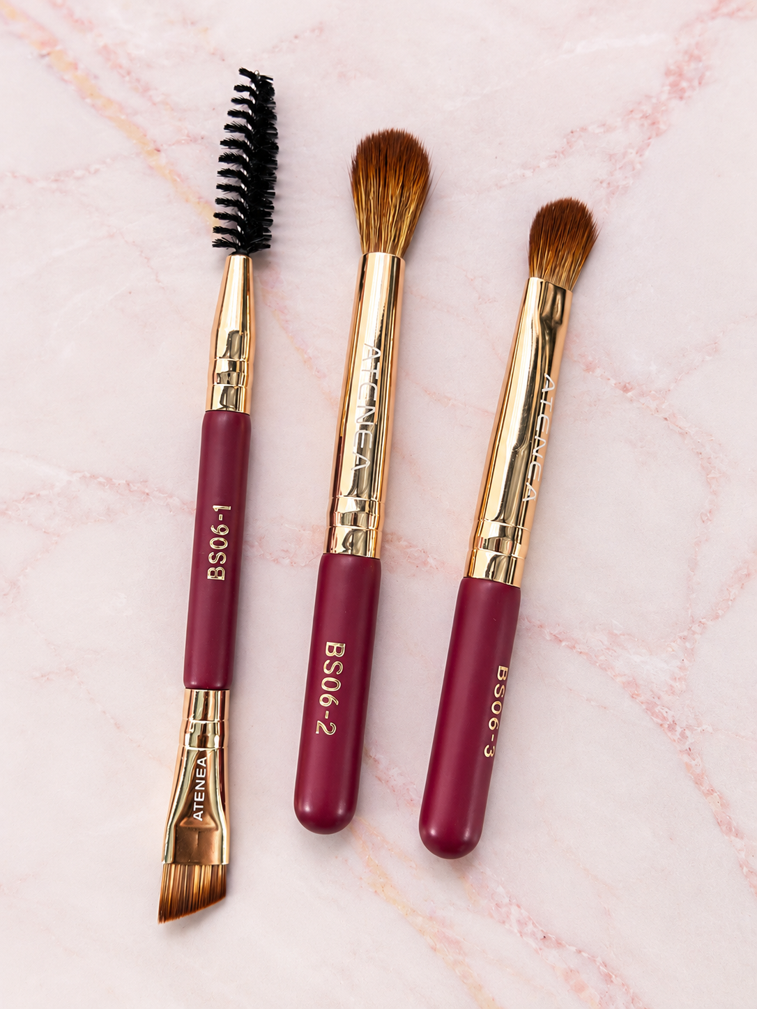 Kit de Brochas MINI para cejas + ojos Atenea