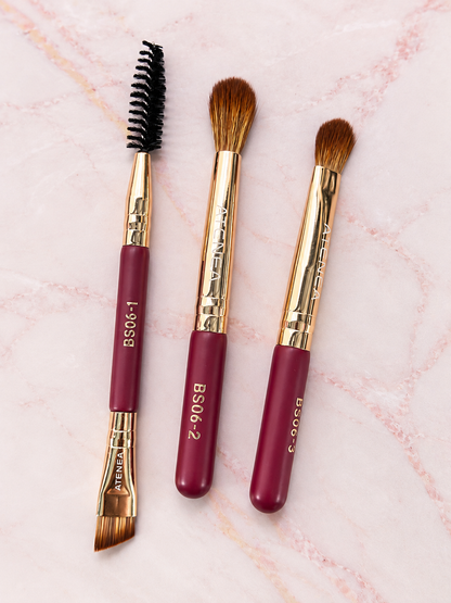 Kit de Brochas MINI para cejas + ojos Atenea