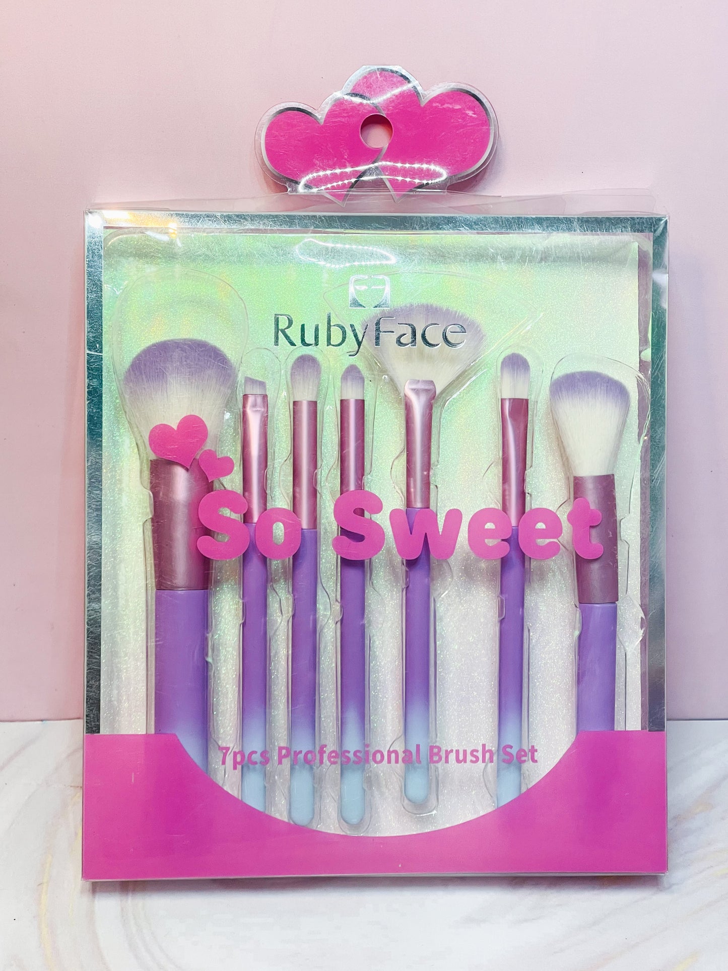Kit de brochas arcoíris So Sweet Ruby Face