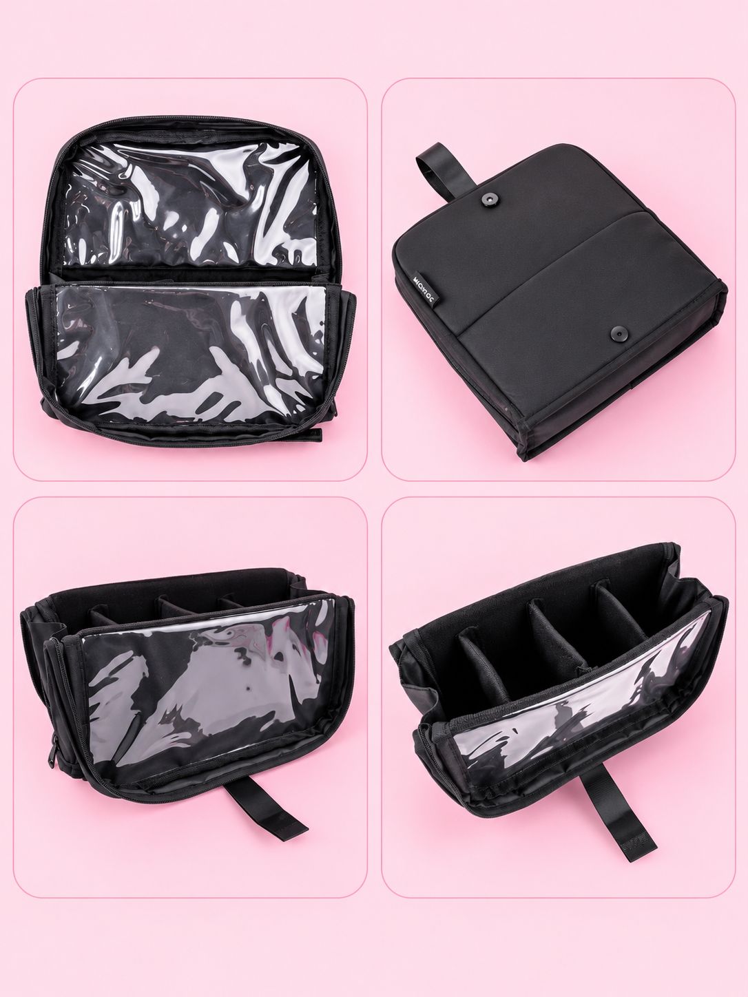 Kit de brochas profesional Negro x50 Ref LP672 Montoc