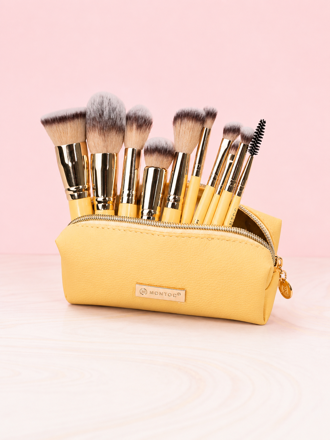 Kit de brochas viajero Limoncello ref 678 Montoc
