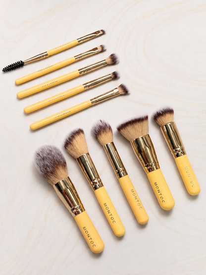 Kit de brochas viajero Limoncello ref 678 Montoc