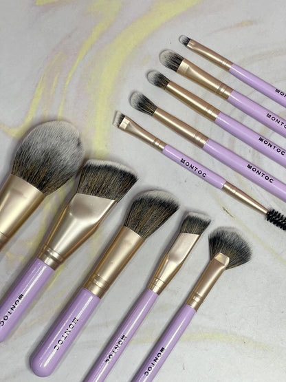 Kit de brochas viajero Ref 662 Purple Sol Montoc