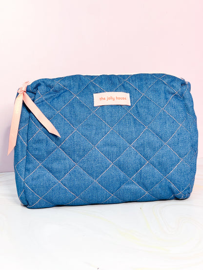 Kit de cosmetiqueras azules x3 The Jolly House