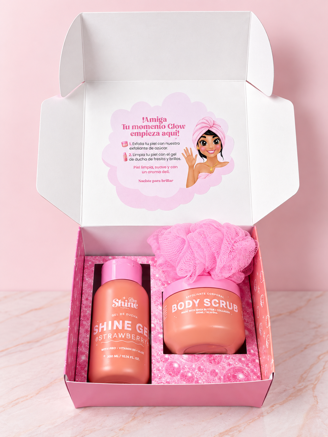 Kit de ducha Glow Shine By Yaja