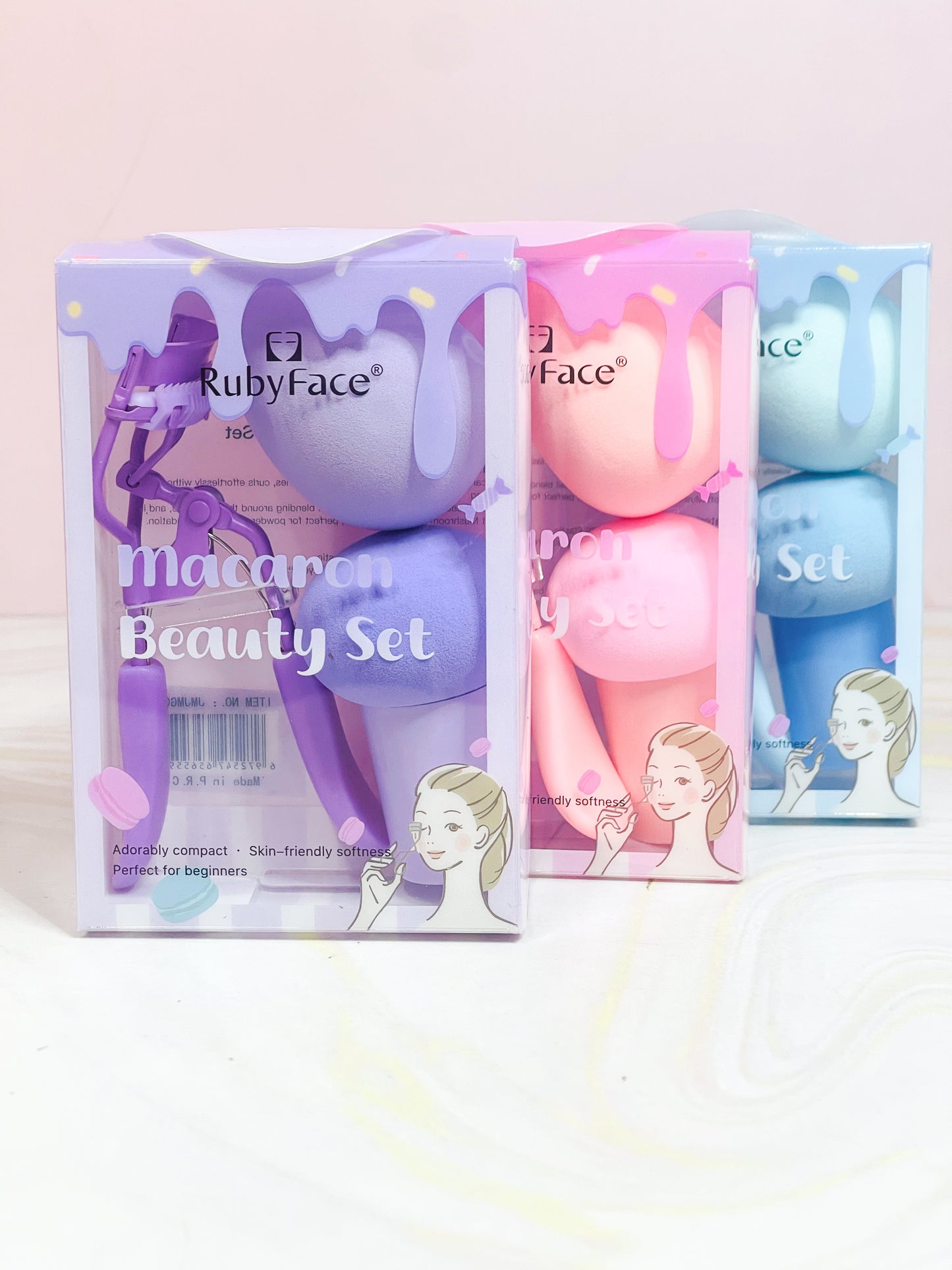 Kit de encrespador + esponja Ruby Face