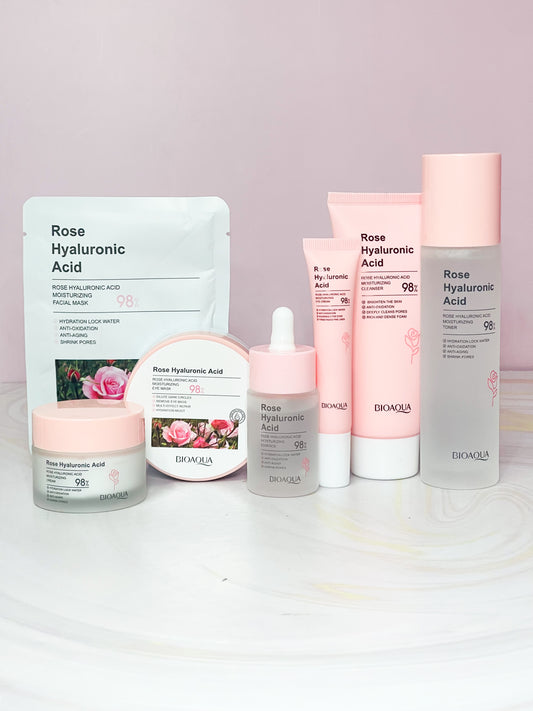 Kit de rosas y ácido hialurónico (7 PRODUCTOS) Bioaqua
