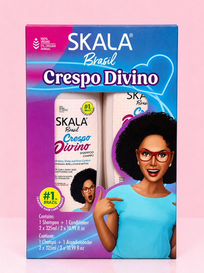 Kit shampoo + acondicionador CRESPO DIVINO Skala