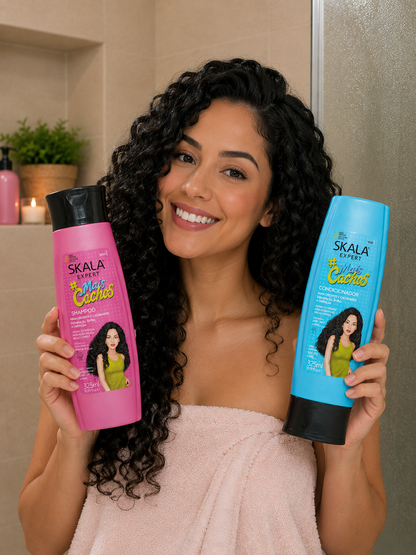 Kit shampoo + acondicionador MAIS CACHOS Skala