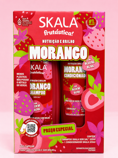 Kit shampoo + acondicionador MORANGO Skala