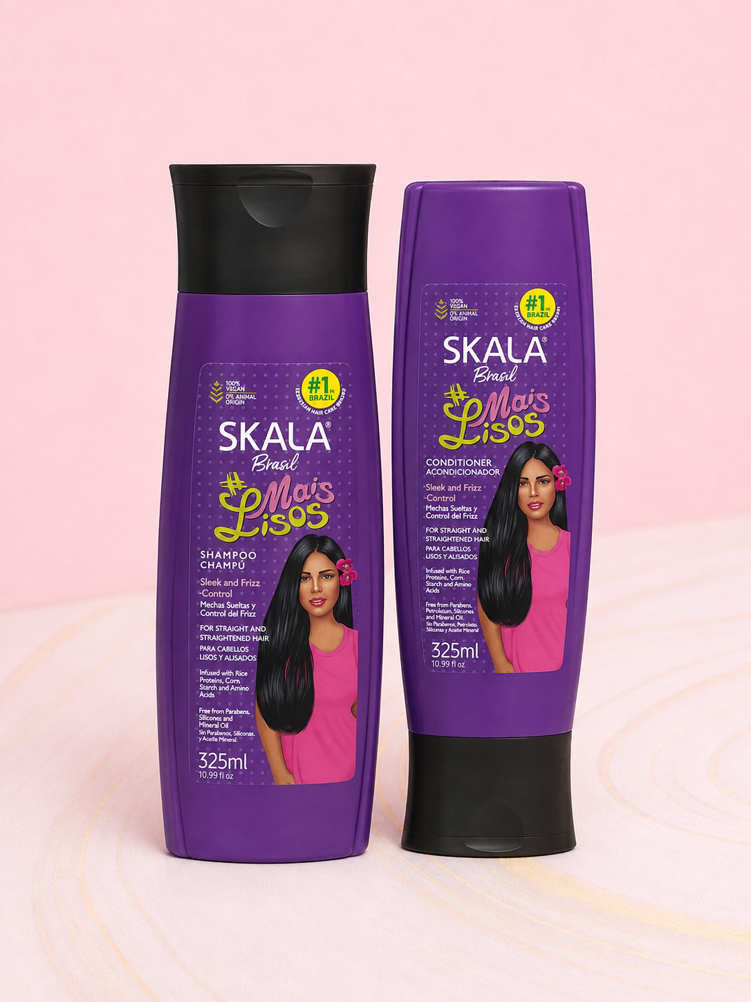 Kit shampoo + acondicionador MAIS LISOS Skala
