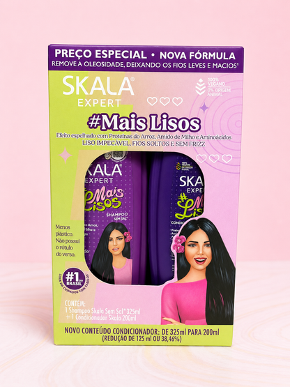 Kit shampoo + acondicionador MAIS LISOS Skala