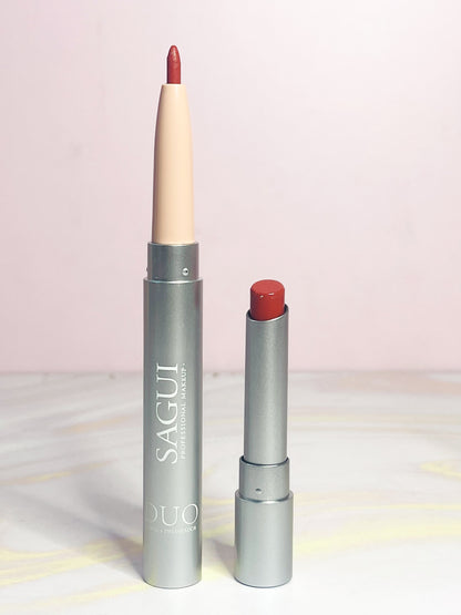 Labial en barra + delineador de labios Ref 645 Sagui