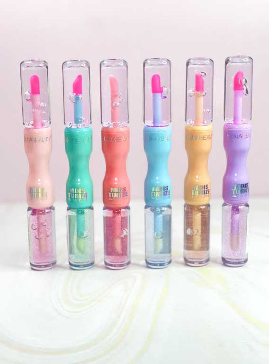 Lip Gloss 2 en 1 Huxiabeauty