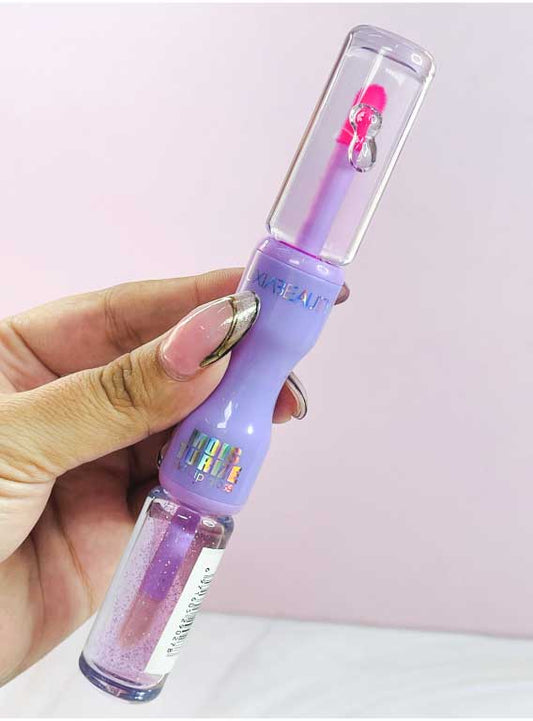 Lip Gloss 2 en 1 Huxiabeauty