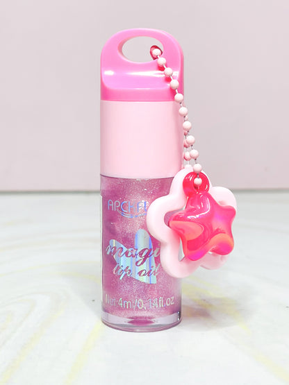 Lip Gloss con llavero de ESTRELLA Ref AY004