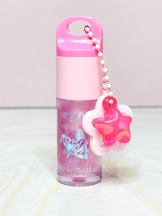 Lip Gloss con llavero de ESTRELLA Ref AY004