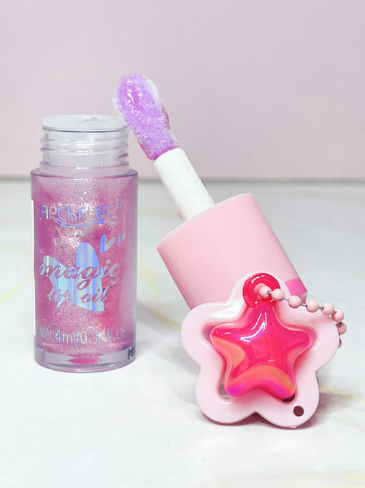 Lip Gloss con llavero de ESTRELLA Ref AY004
