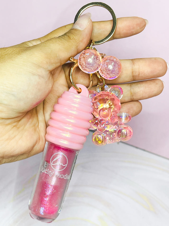Lip Gloss con llavero de OSO Ref ML8179 Lucky Model