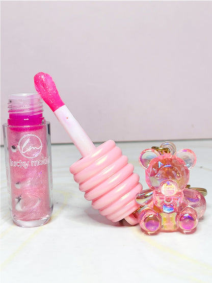 Lip Gloss con llavero de OSO Ref ML8179 Lucky Model