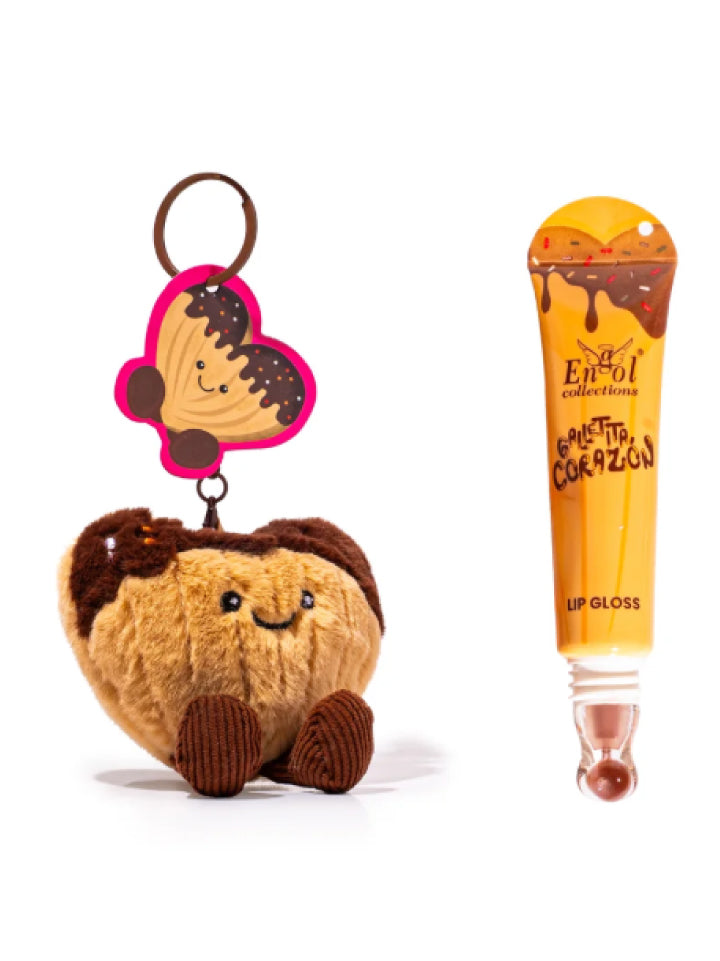Display x12 Lip Gloss Postres con peluche + Probadores Engol