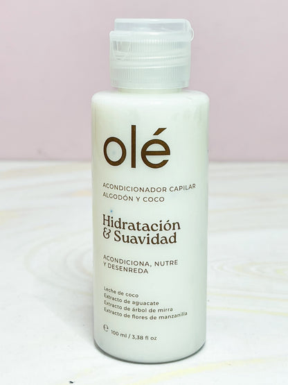 MINI Acondicionador algodón y coco Olé