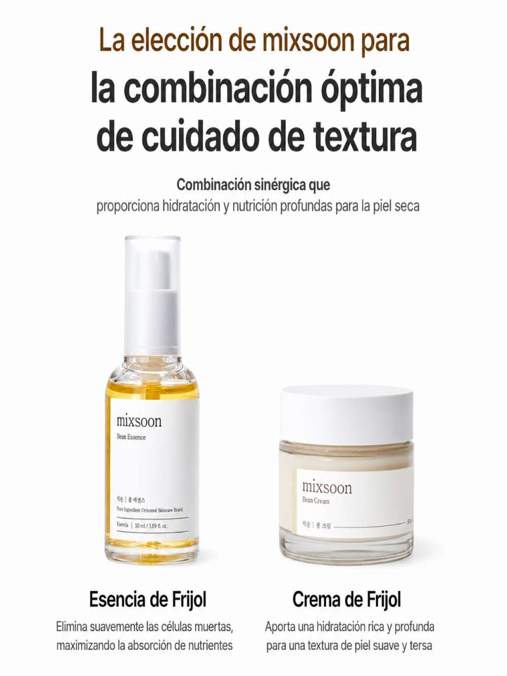 Bean Glass Skin Duo (Bean Essence + Bean Cream) Mixsoon