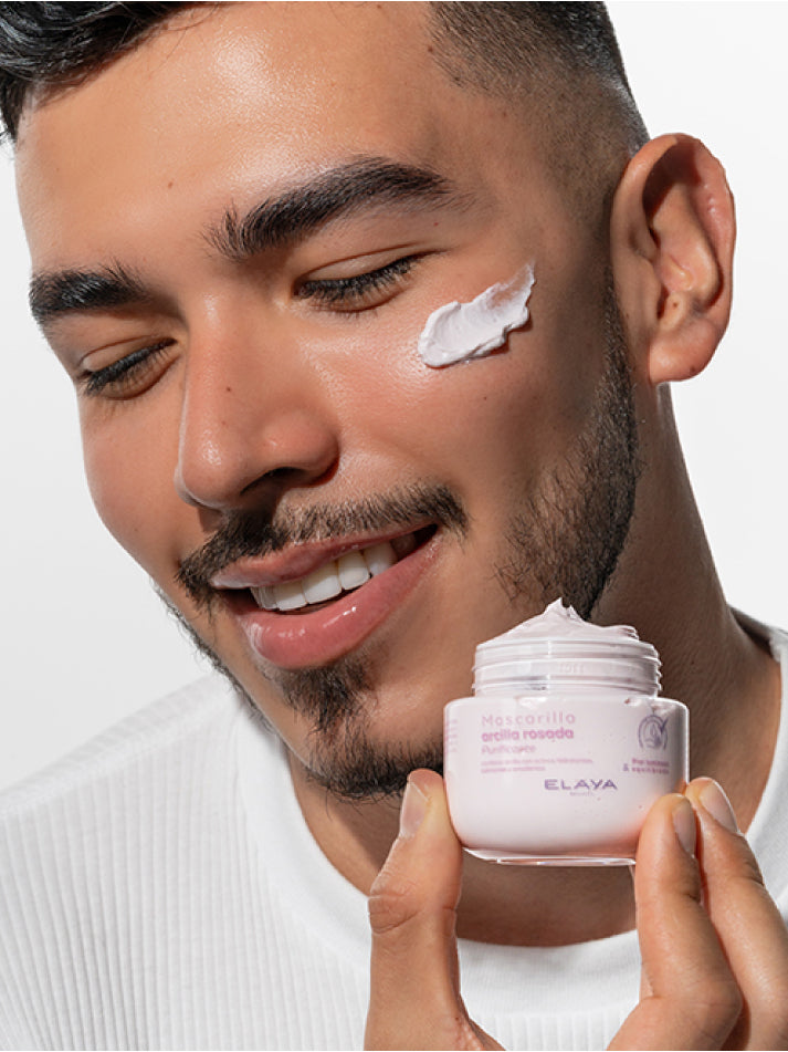 Mascarilla arcilla rosada purificante Elaya