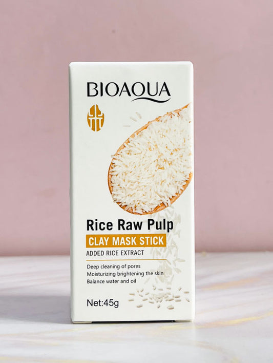 Mascarilla en barra aclarante de arroz Bioaqua